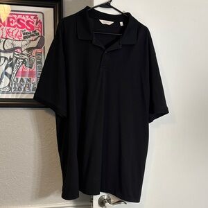 Roundtree & Yorke Gold Label Black Polo Shirt